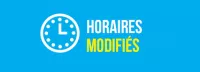 Fermetures et horaires pendant les fêtes :