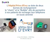 Bornes de rechargement de téléphone mobile